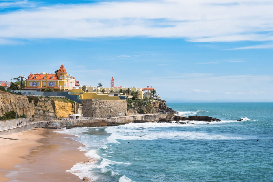 La c&ocirc;te d'Estoril, au Portugal