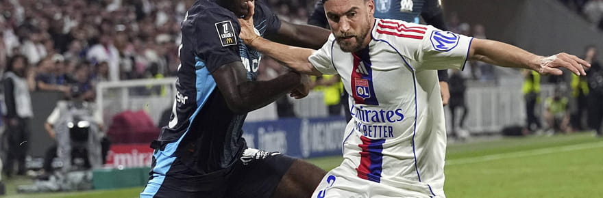 Lyon - Marseille&nbsp;: l'OL croque sur le fil l'OM et rejoint le PSG en t&ecirc;te de la L1, le r&eacute;sum&eacute;