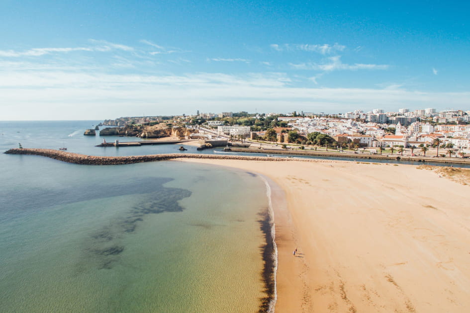Meia Praia, au Portugal
