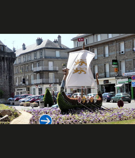 Rond-point aux couleurs de la Normandie