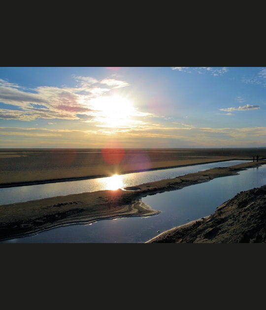 Horizon miroitante