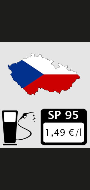 R&eacute;publique Tch&egrave;que&nbsp;: 1,49&nbsp;euro/litre