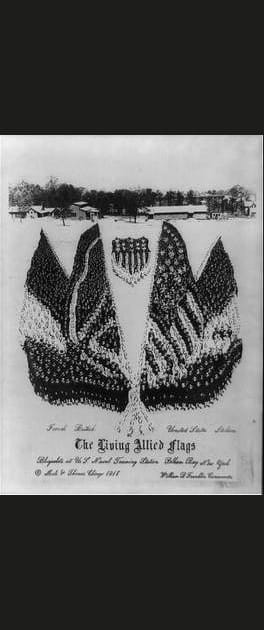 Les drapeaux des alli&eacute;s