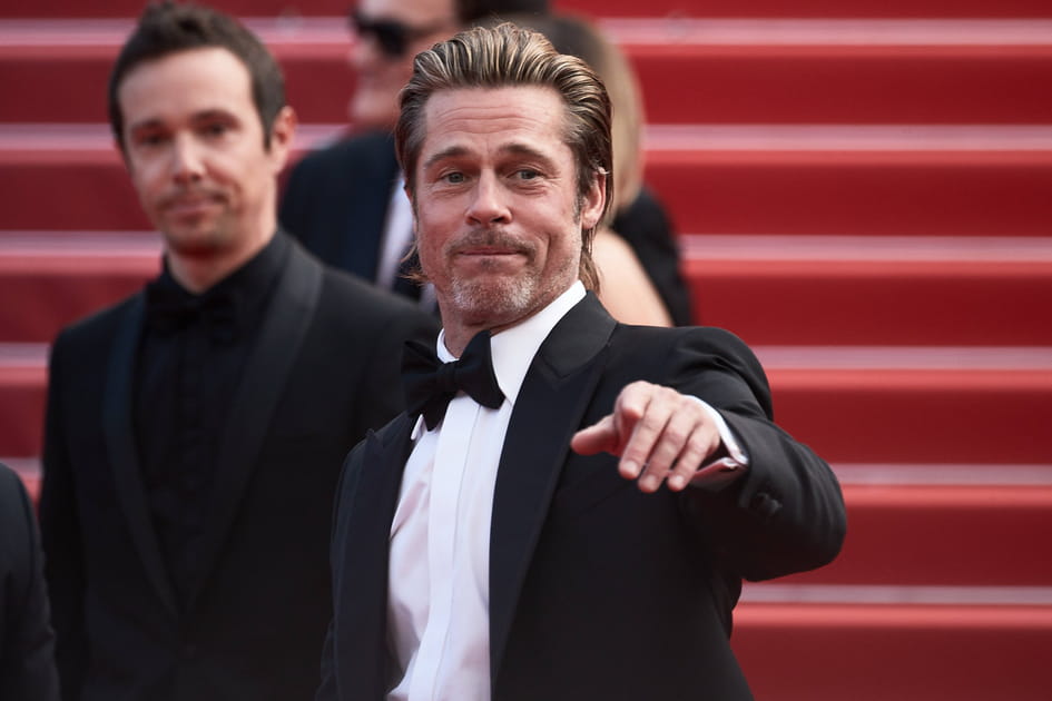 Brad Pitt&nbsp;: Palme smoking