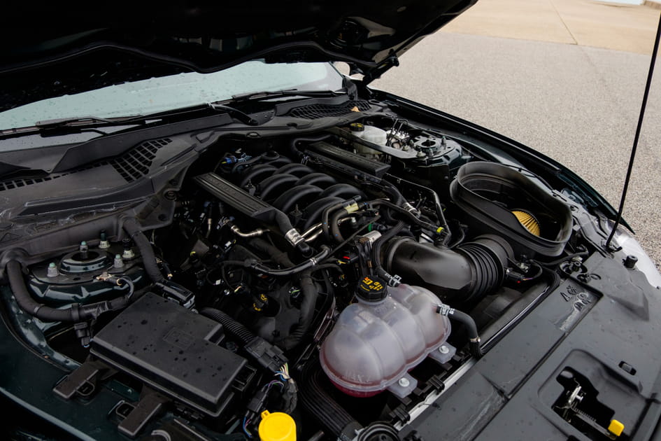 Zoom sur le V8&nbsp;5.0L de 460&nbsp;chevaux