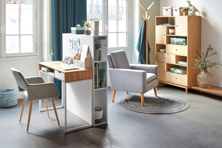 Un bureau cloison