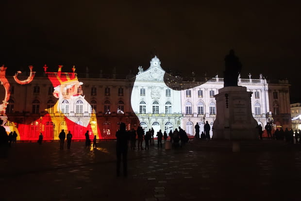 La légende de Saint-Nicolas en mapping vidéo à Nancy