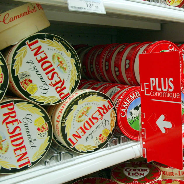 Camembert Pr&eacute;sident&nbsp;: +8,6&nbsp;%