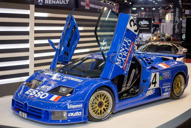 La fameuse Bugatti EB110 des 24 Heures du Mans