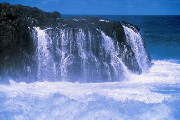 Dans les eaux cristallines