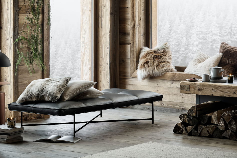 Des coussins en fausse fourrure