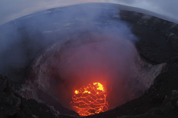 Le Kilaeua à Hawaï