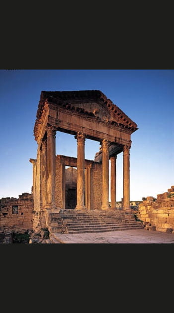 En Tunisie, les ruines de Dougga