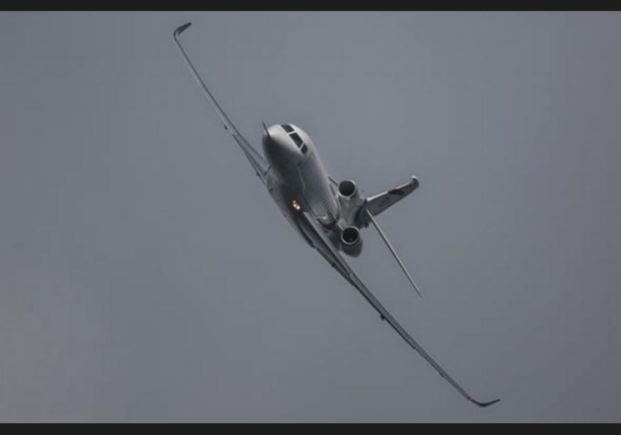 Dassault Falcon X8 : le jet d&rsquo;affaire fait sa premi&egrave;re sortie au Bourget