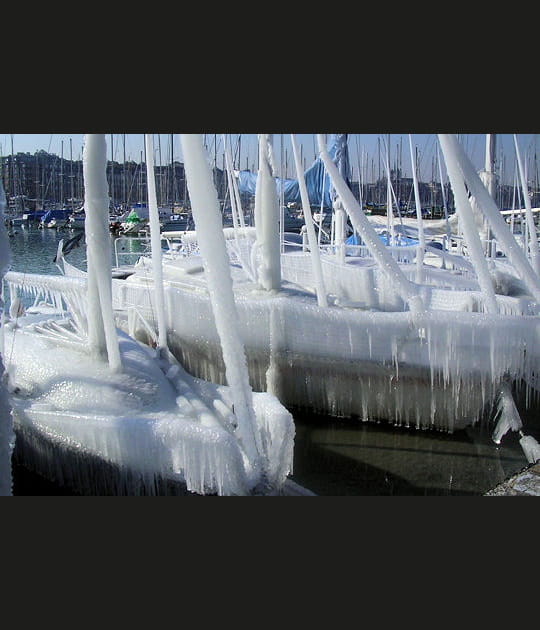 Bateaux glac&eacute;s