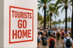 Pour protester contre le surtourisme, les habitants de cette ville aspergent d'eau les touristes