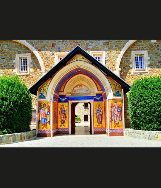 Le monast&egrave;re peint de Kykkos &agrave; Chypre