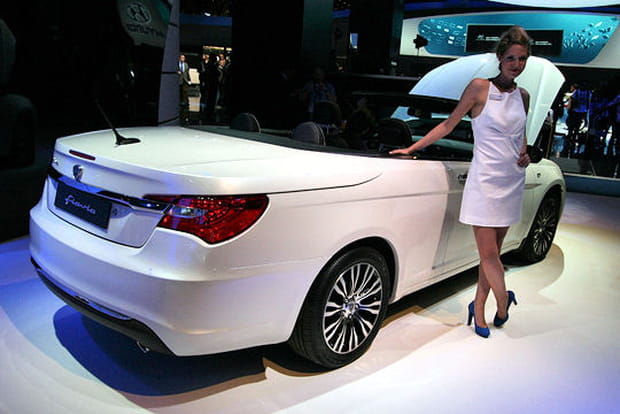 Lancia Flavia : cabriolet 4 places