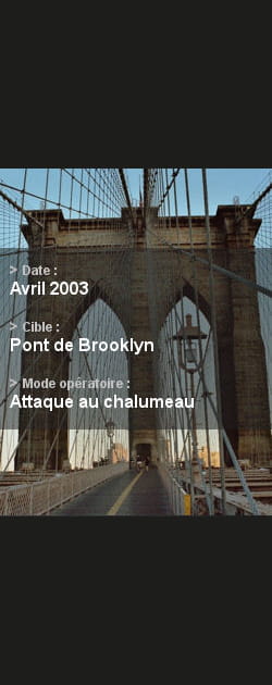 P&eacute;ril sur le pont de Brooklyn