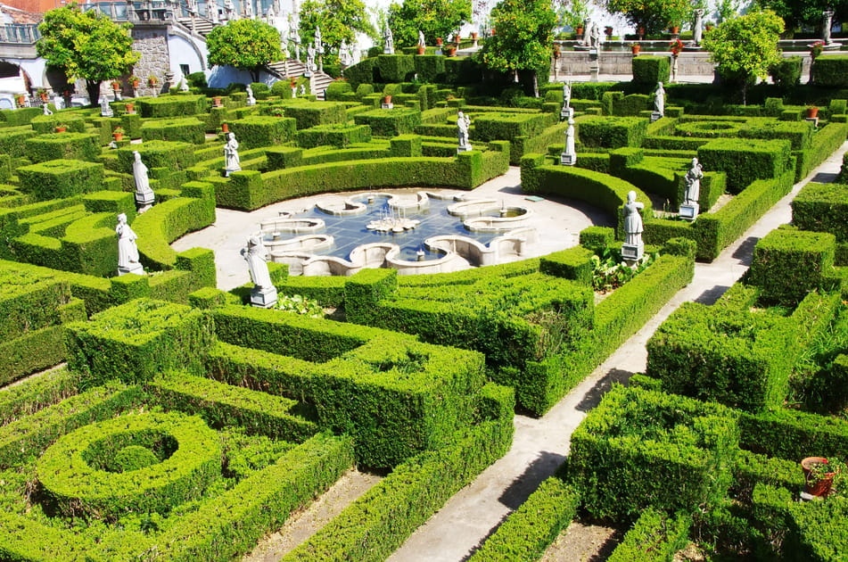 Les jardins du palais &eacute;piscopal &agrave; Castelo Branco