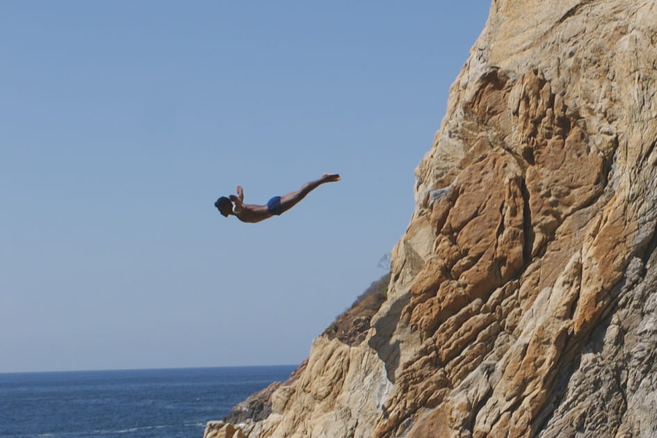 Le grand saut de la Quebrada