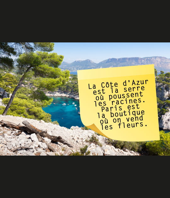 La C&ocirc;te d'Azur vue par Jean Cocteau