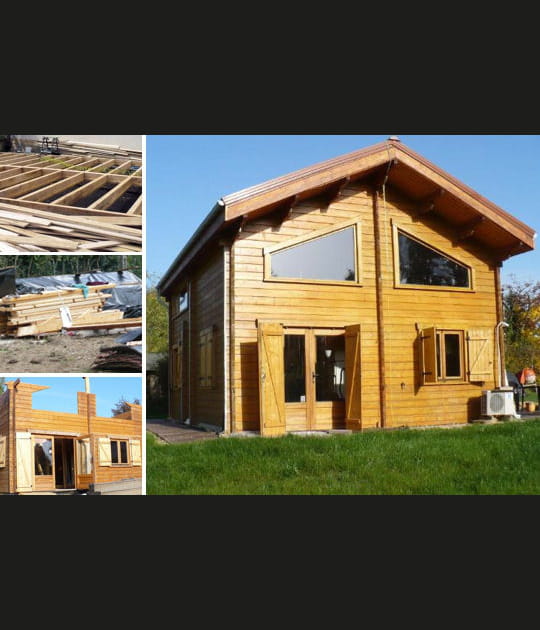 Reconstruction d'un chalet vosgien