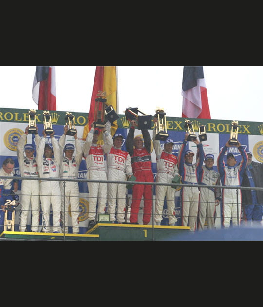 Audi et Peugeot sur le podium