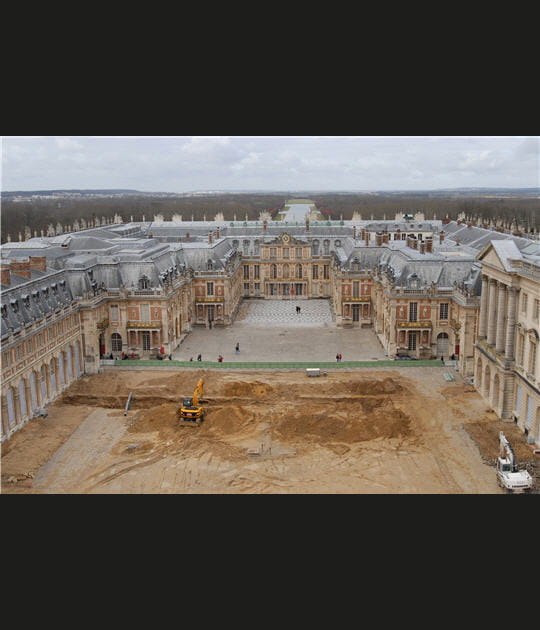 Les fouilles du jeu de paume de Louis XIII