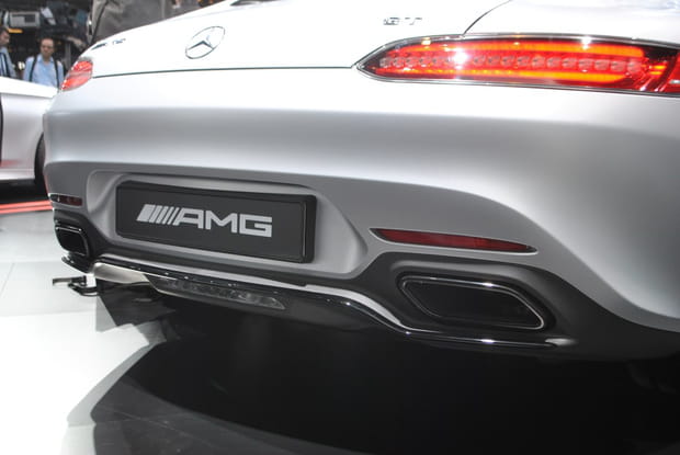 L'arrière de la Mercedes AMG GT