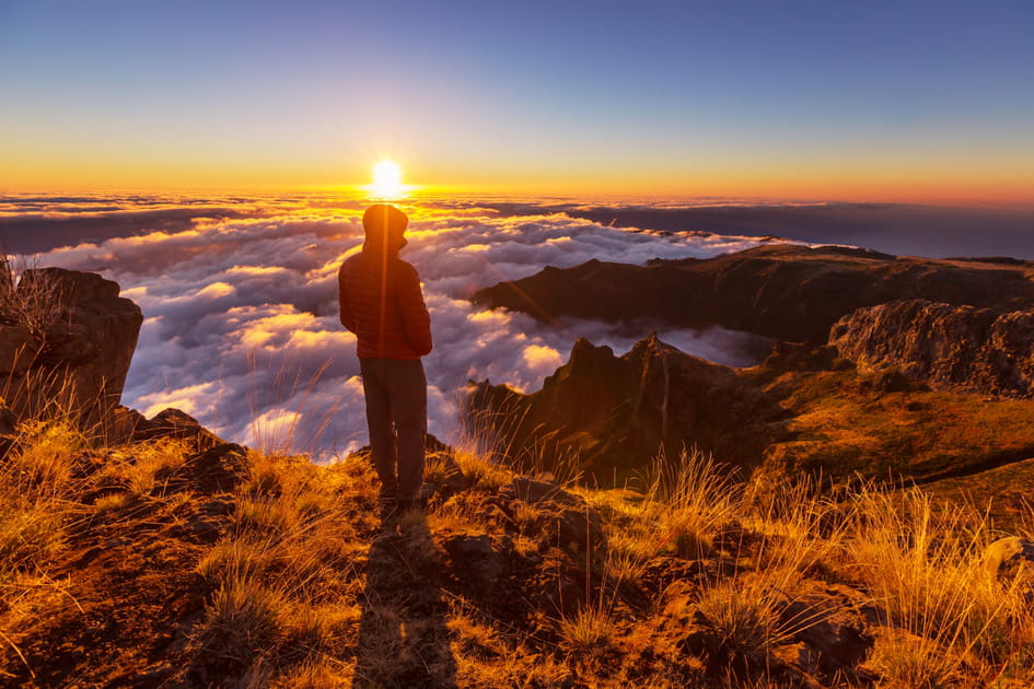 Depuis le Pico do Arieiro, sur l'&icirc;le de Mad&egrave;re