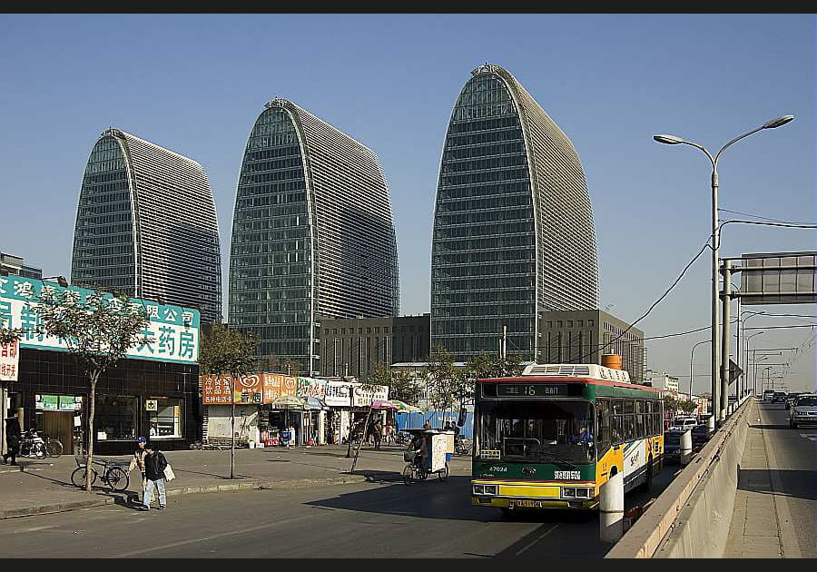 75&nbsp;000&nbsp;m&sup2; pour le quartier de Xizhimen