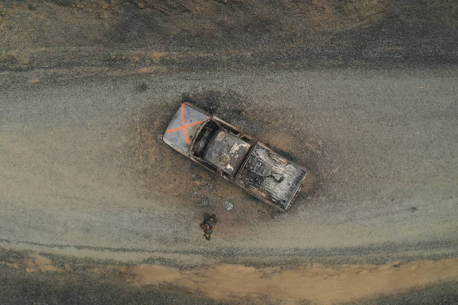 Voiture abandonn&eacute;e
