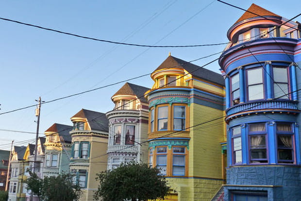 Haight Ashbury, San Francisco haut en couleurs