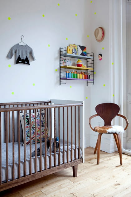 Une chambre &agrave; pois