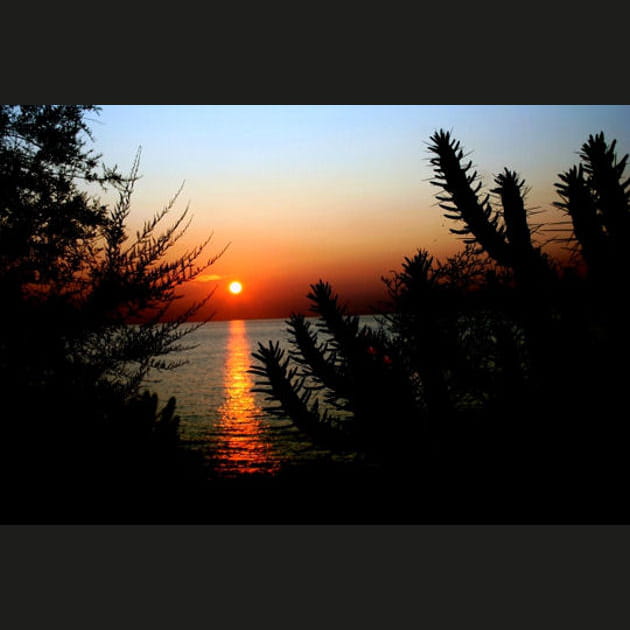 Coucher de soleil &agrave; Ajaccio
