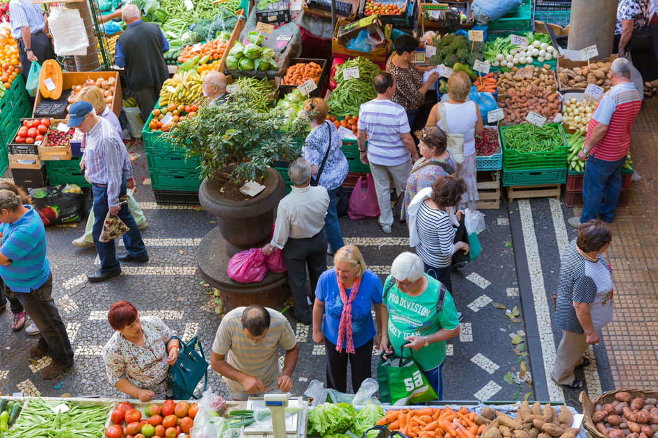 Le Mercado dos Lavradores, &agrave; Funchal