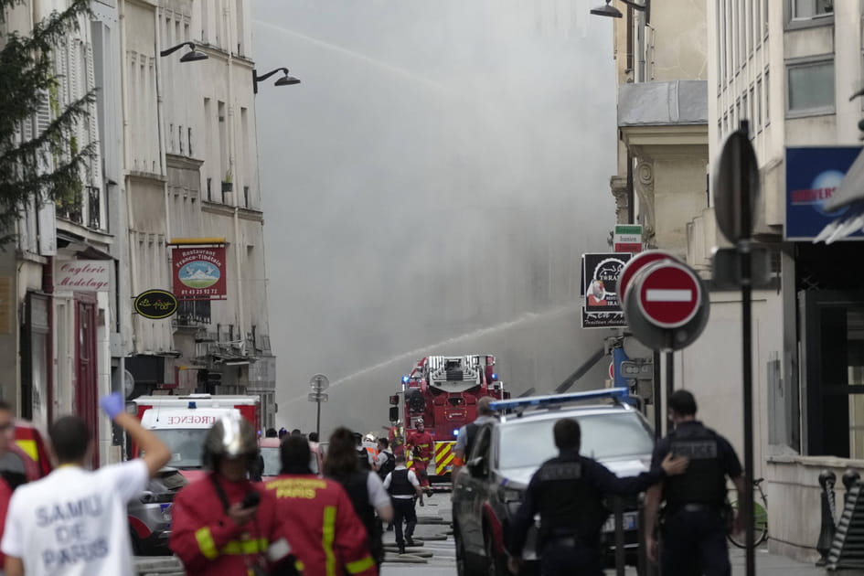 Les images de l'explosion rue Saint-Jacques &agrave; Paris