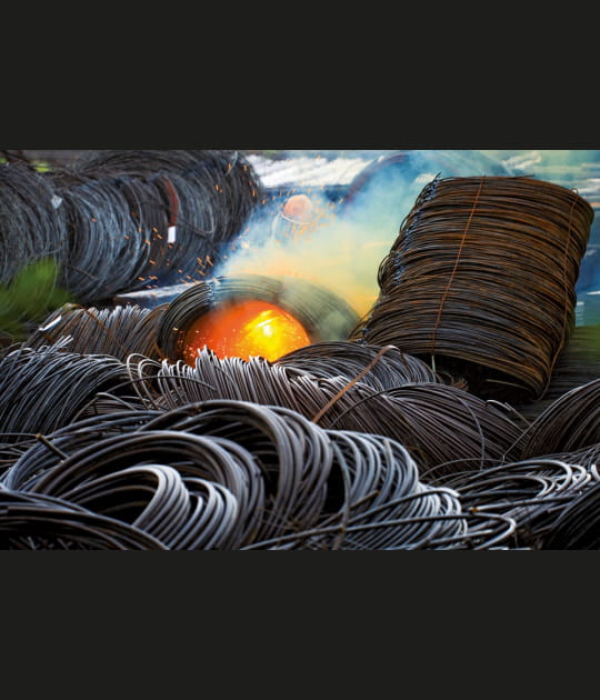 Des tonnes de fil &agrave; recycler