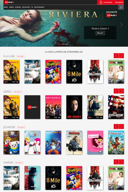 SFR Play pour des s&eacute;ries internationales