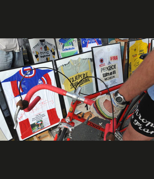 Collection de vieux maillots