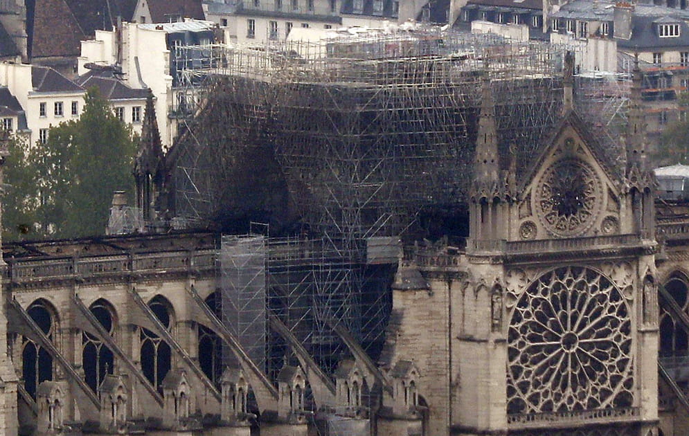 Les photos de Notre-Dame apr&egrave;s les flammes