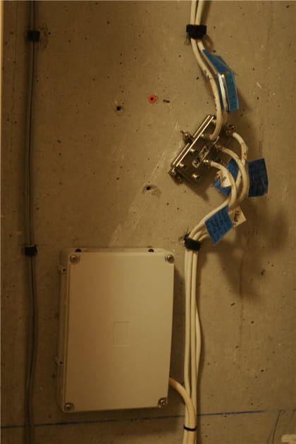 L'arriv&eacute;e dans l'immeuble