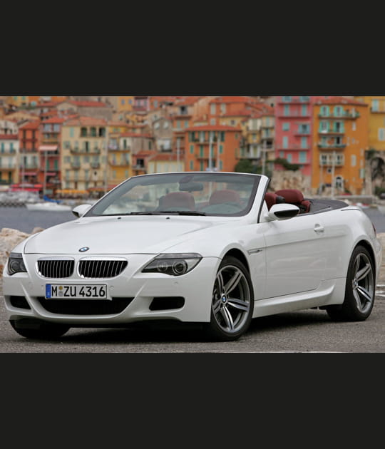 C&eacute;cile de M&eacute;nibus en&nbsp;BMW M6&nbsp;cabriolet