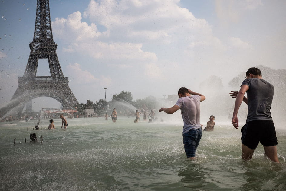 Les images choc de la canicule en France et dans le monde