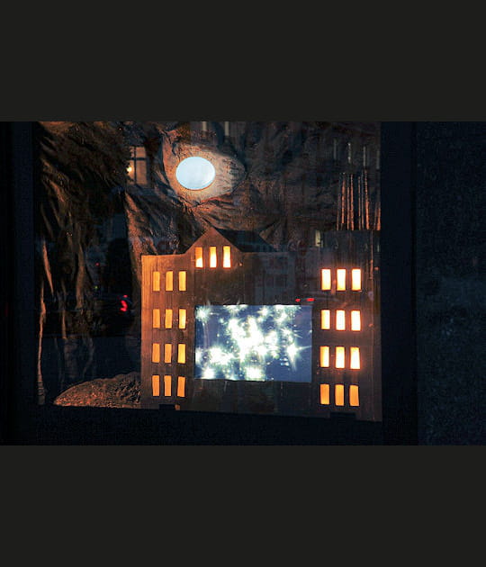 Factory with Sparks by David Lynch