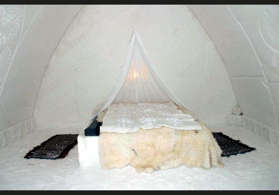 Dormir sur la glace