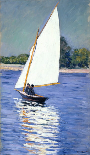 Gustave Caillebotte, Voilier sur la Seine