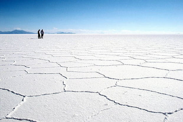 Le Salar de Uyuni, un désert de sel