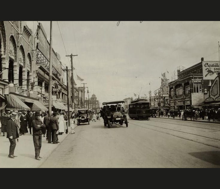 Surf Avenue, Coney Island, 1917